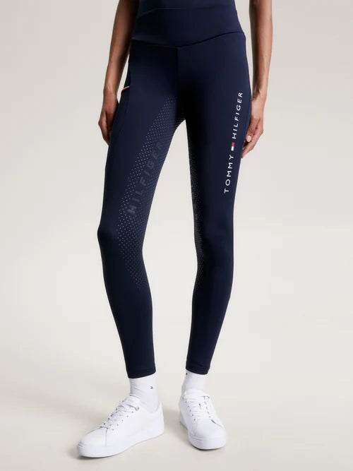 Tommy Hilfiger A/W 26 Legginsy całoroczne Elmira Full Grip Desert Sky