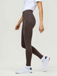 Tommy Hilfiger A/W 26 Legginsy całoroczne Elmira pełny lej Cacao