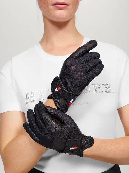 Tommy Hilfiger A/W 26 Rękawiczki jeździeckie Duke Black