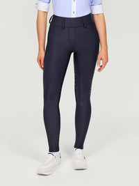 Tommy Hilfiger A/W 26 Bryczesy Highland Hybrid Full Grip Desert Sky