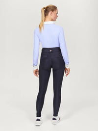 Tommy Hilfiger A/W 26 Bryczesy Highland Hybrid Full Grip Desert Sky