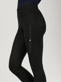 Tommy Hilfiger A/W 26 Legginsy jeździeckie z pełnym lejem Elmira Winter Black