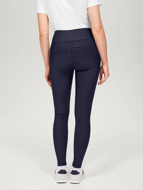 Tommy Hilfiger A/W 26 Legginsy jeździeckie Devon Full Grip Desert Sky