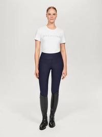 Tommy Hilfiger A/W 26 Legginsy jeździeckie Devon Full Grip Desert Sky