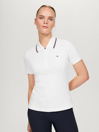 Koszulka polo Tommy Hilfiger Camden z zamkiem I krótkim rękawem