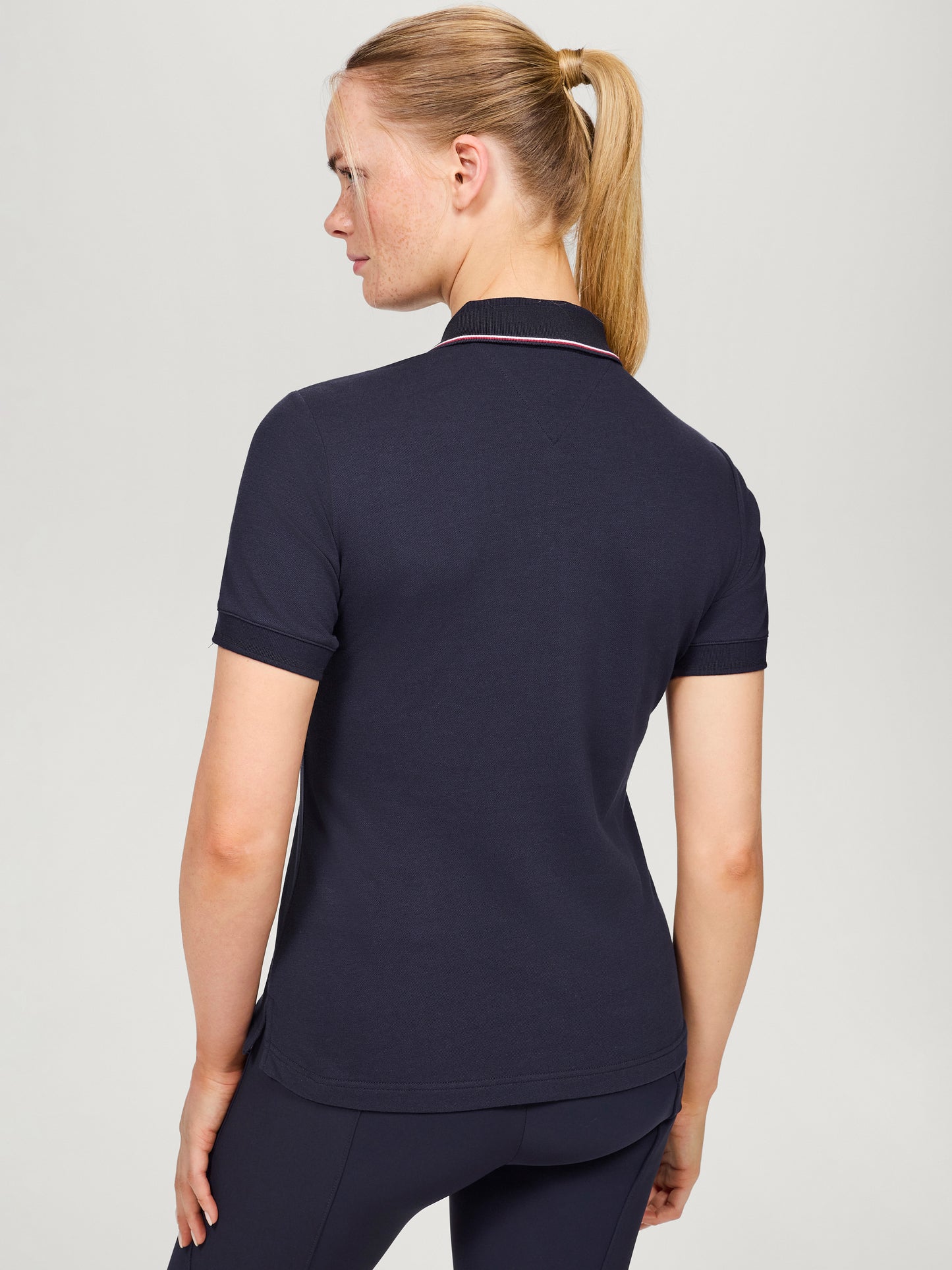 Koszulka polo Tommy Hilfiger Camden z zamkiem I krótkim rękawem