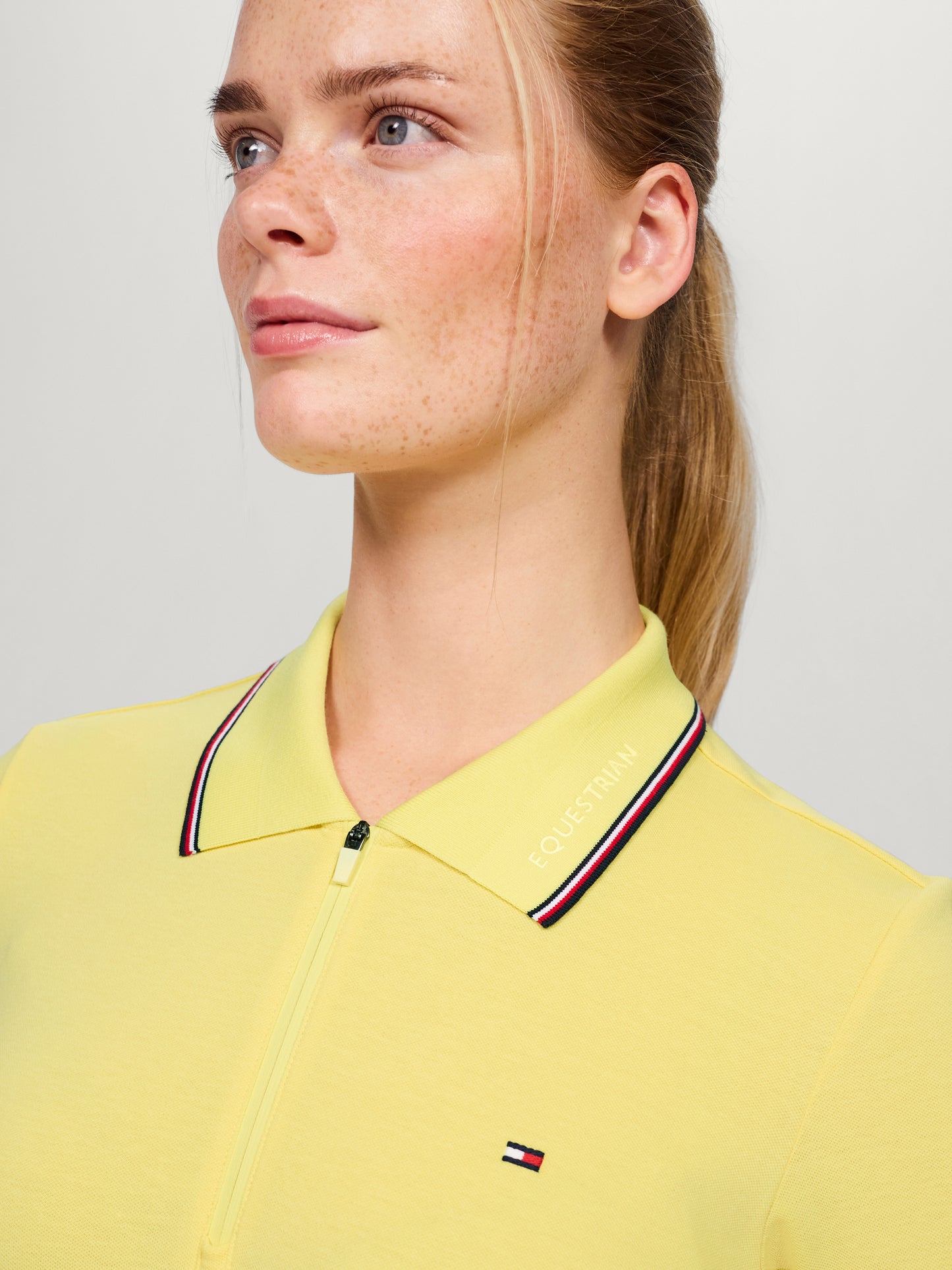 Koszulka polo Tommy Hilfiger Camden z zamkiem I krótkim rękawem