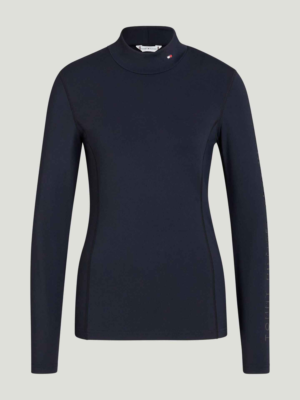 Tommy Hilfiger A/W 26 Golf Ava z długim rękawem Desert Sky