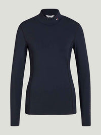 Tommy Hilfiger A/W 26 Golf Ava z długim rękawem Desert Sky