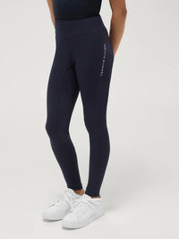 Tommy Hilfiger A/W 26 Legginsy młodzieżowe Devon Full Grip Camo Green
