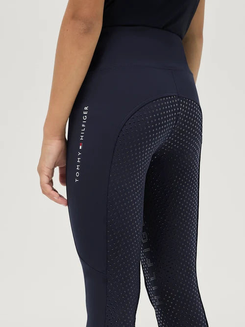 Tommy Hilfiger A/W 26 Legginsy młodzieżowe Devon Full Grip Camo Green
