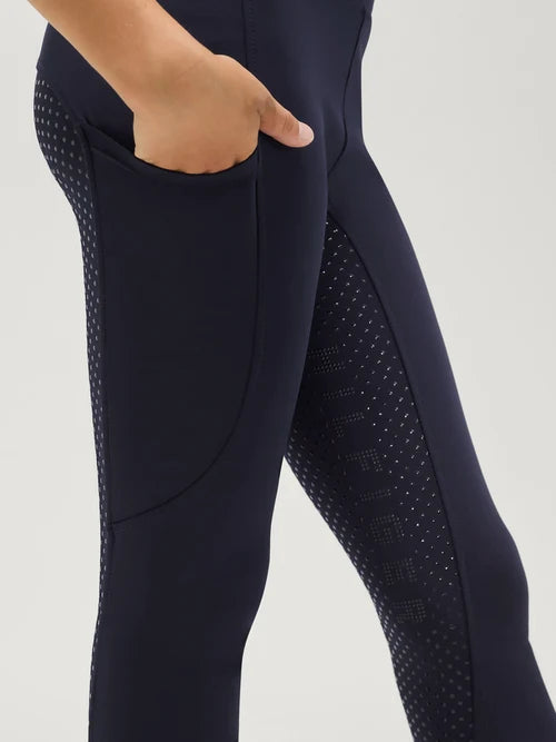 Tommy Hilfiger A/W 26 Legginsy młodzieżowe Devon Full Grip Camo Green