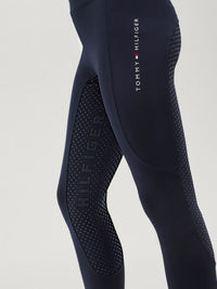 Legginsy młodzieżowe Tommy Hilfiger Devon Full Grip Desert Sky
