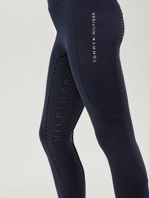 Tommy Hilfiger A/W 26 Legginsy młodzieżowe Devon Full Grip Camo Green