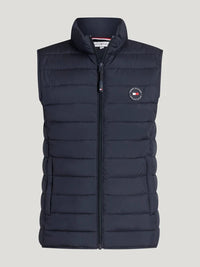 Tommy Hilfiger A/W 26 Kamizelka pikowana młodzieżowa Serano Desert Sky