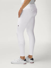 Tommy Hilfiger A/W 26 Bryczesy męskie Stanton Knee Grip TH Optic White