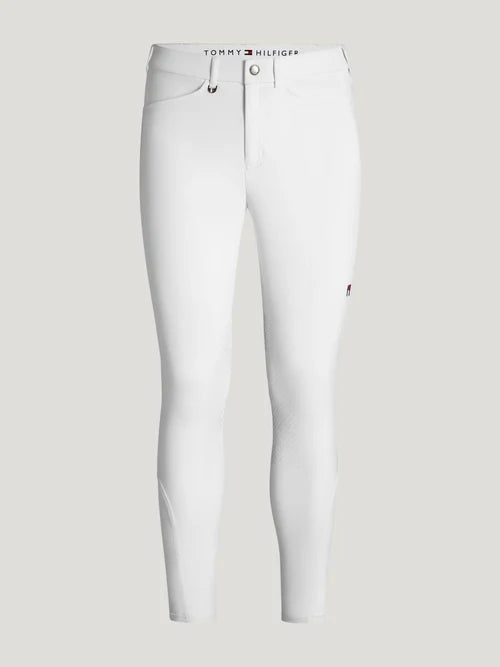 Tommy Hilfiger A/W 26 Bryczesy męskie Stanton Knee Grip TH Optic White