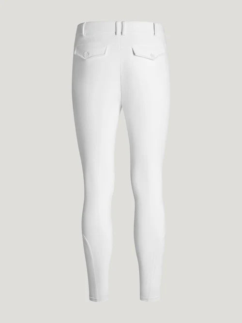Tommy Hilfiger A/W 26 Bryczesy męskie Stanton Knee Grip TH Optic White