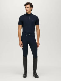 Tommy Hilfiger A/W 26 Bryczesy męskie Stanton Knee Grip Desert Sky