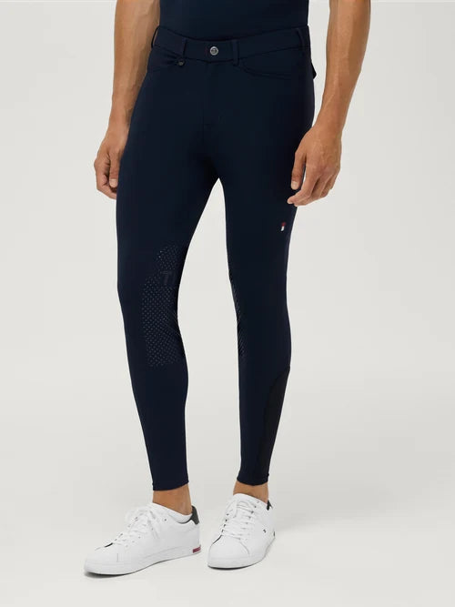 Tommy Hilfiger A/W 26 Bryczesy męskie Stanton Knee Grip Desert Sky