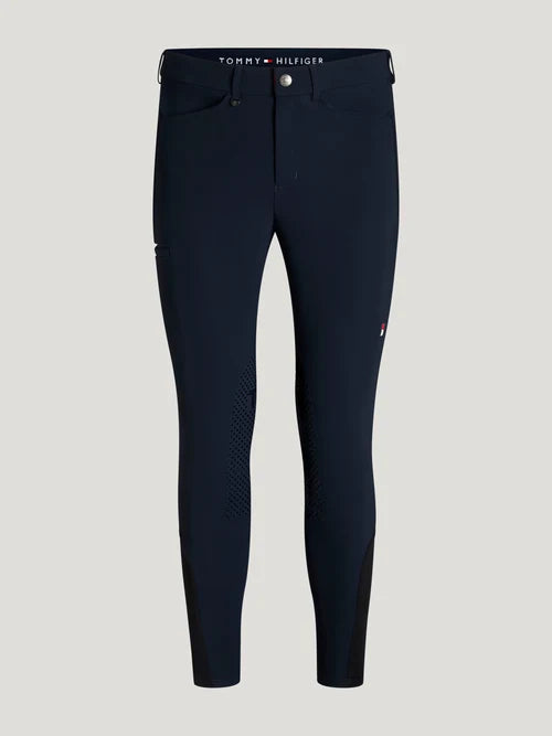 Tommy Hilfiger A/W 26 Bryczesy męskie Stanton Knee Grip Desert Sky