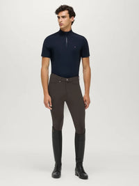 Tommy Hilfiger A/W 26 Bryczesy męskie Stanton Knee Grip Cacao