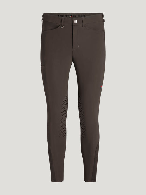 Tommy Hilfiger A/W 26 Bryczesy męskie Stanton Knee Grip Cacao
