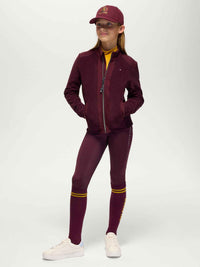 Tommy Hilfiger A/W 26 Bluza polarowa młodzieżowa Elmonte Deep Burgundy