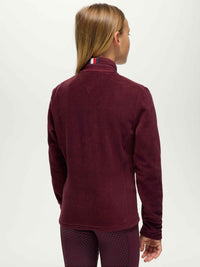 Tommy Hilfiger A/W 26 Bluza polarowa młodzieżowa Elmonte Deep Burgundy