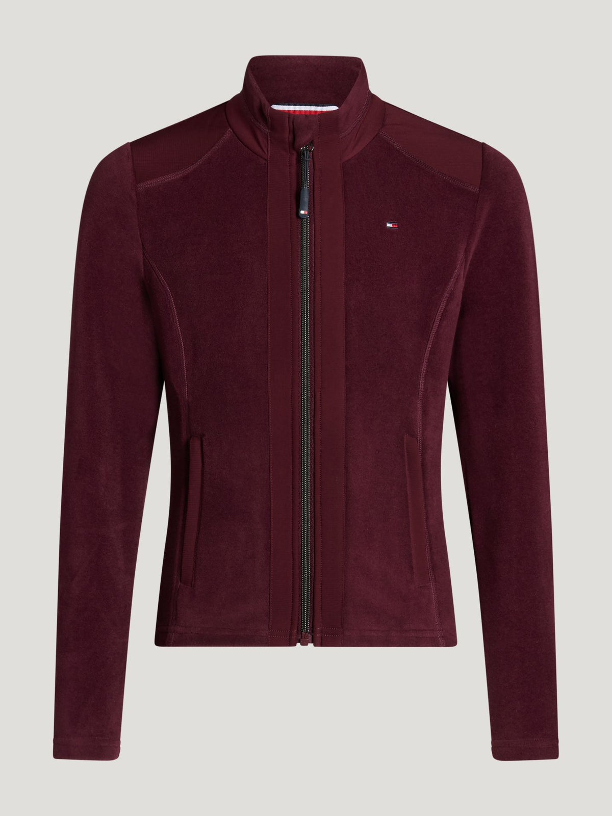 Tommy Hilfiger A/W 26 Bluza polarowa młodzieżowa Elmonte Deep Burgundy