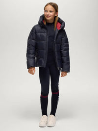 Tommy Hilfiger A/W 26 Kurtka pikowana Glendale Junior Desert Sky