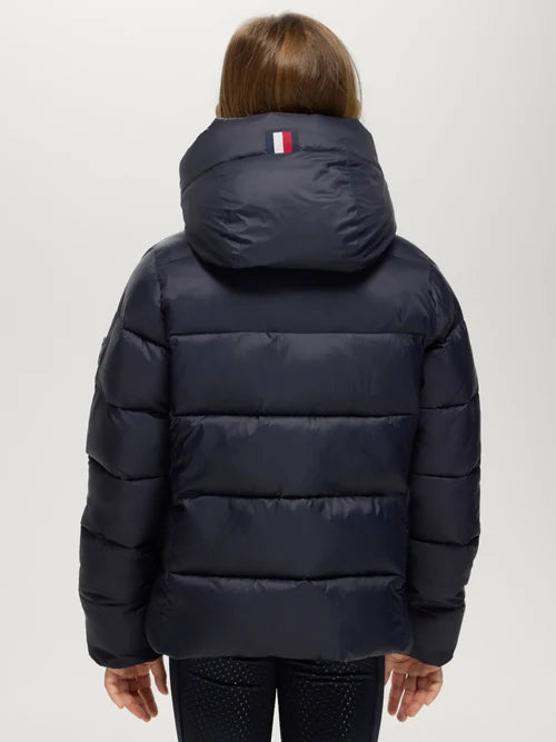 Tommy Hilfiger A/W 26 Kurtka pikowana Glendale Junior Desert Sky