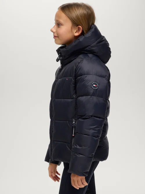 Tommy Hilfiger A/W 26 Kurtka pikowana Glendale Junior Desert Sky