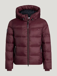 Tommy Hilfiger A/W 26 Kurtka pikowana Glendale Junior Deep Burgundy