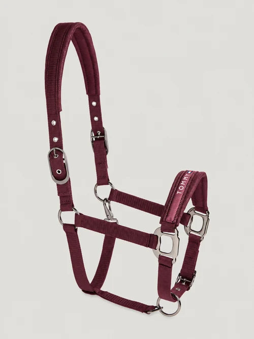Kantar Tommy Hilfiger Yale Shine Deep Burgundy – zbliżenie na kryształki