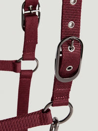 Kantar Tommy Hilfiger Yale Shine Deep Burgundy – zapięcie i metalowe okucia