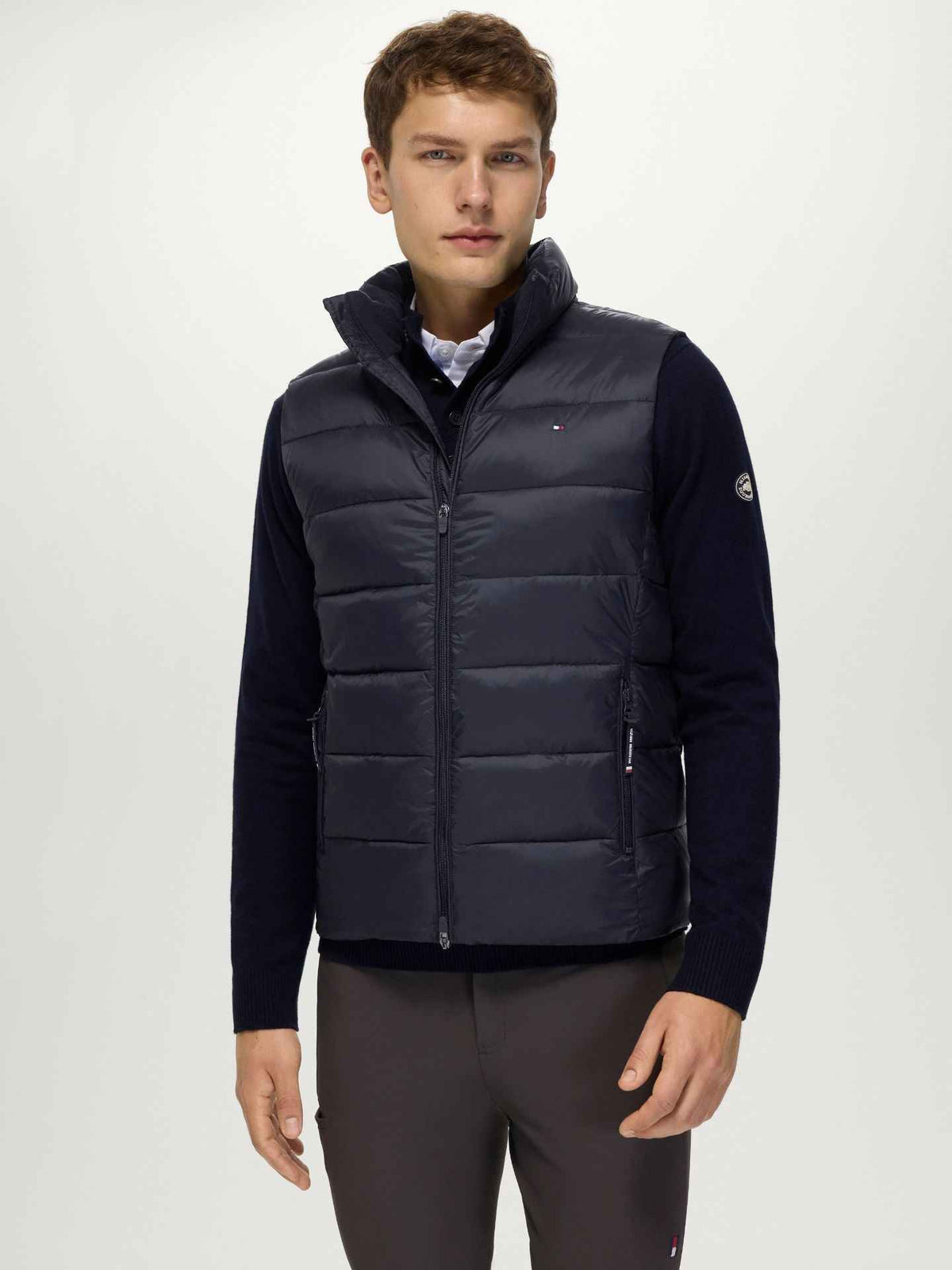 Tommy Hilfiger A/W 26 Kamizelka pikowana męska Anders Desert Sky