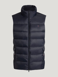Tommy Hilfiger A/W 26 Kamizelka pikowana męska Anders Desert Sky
