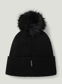 Tommy Hilfiger A/W 26 Czapka pom pom Daly Strass Black