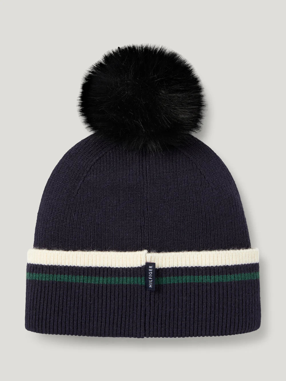 Tommy Hilfiger A/W 26 Czapka pom pom Dean Desert Sky