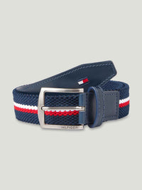 Tommy Hilfiger A/W 26 Pasek elastyczny Anchor Desert Sky