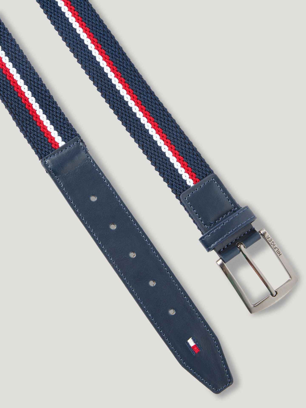 Tommy Hilfiger A/W 26 Pasek elastyczny Anchor Desert Sky
