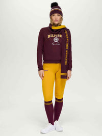 Tommy Hilfiger A/W 26 Szal Vanderbilt Varsity Deep Burgundy