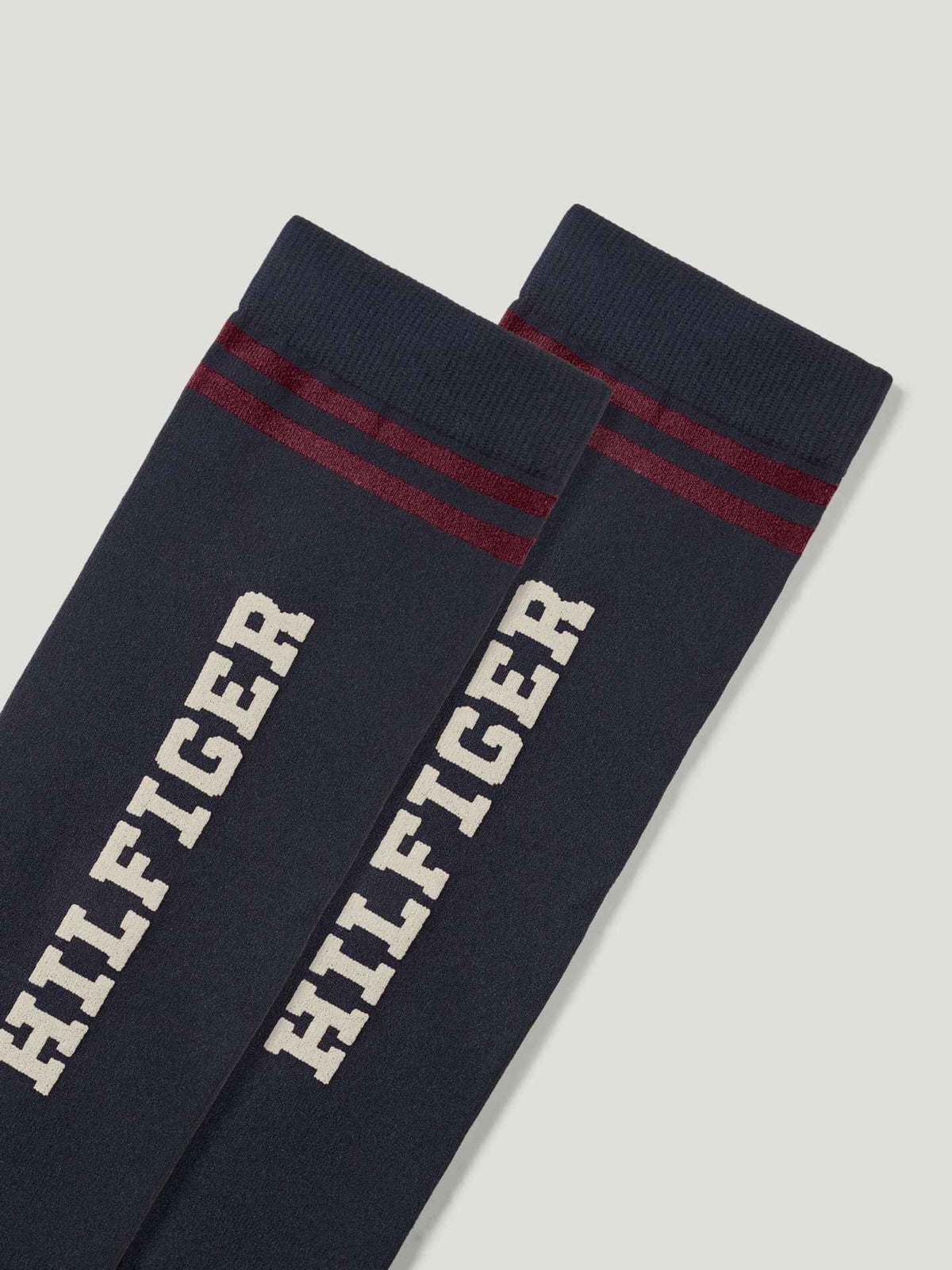 Tommy Hilfiger A/W 26 Podkolanówki jeździeckie Drexel College Regatta Red