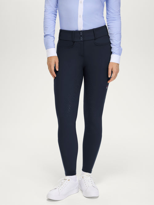 Tommy Hilfiger A/W 26 Bryczesy Mia Full Grip Desert Sky
