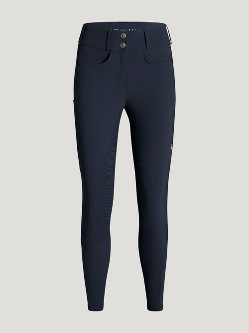 Tommy Hilfiger A/W 26 Bryczesy Mia Full Grip Desert Sky