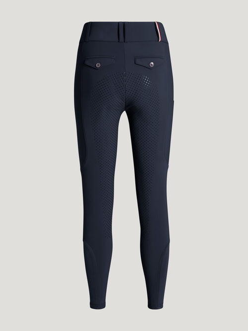 Tommy Hilfiger A/W 26 Bryczesy Mia Full Grip Desert Sky