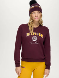 Tommy Hilfiger A/W 26 Bluza Campus Deep Burgundy