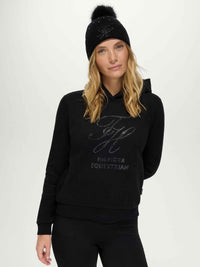 Tommy Hilfiger A/W 26 Bluza z kapturem Estelle Strass Black