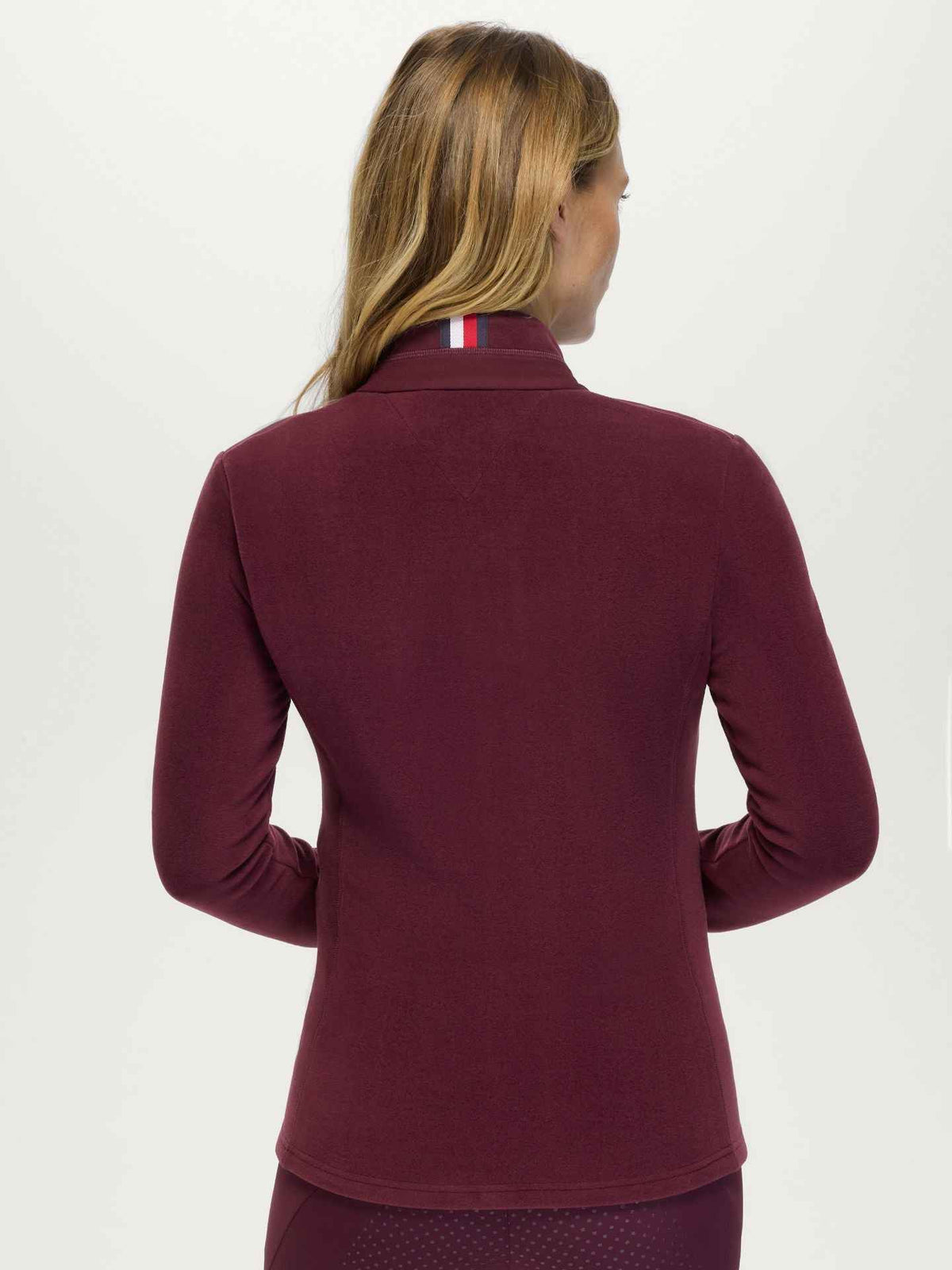 Tommy Hilfiger A/W 26 Bluza polarowa Elmonte Deep Burgundy